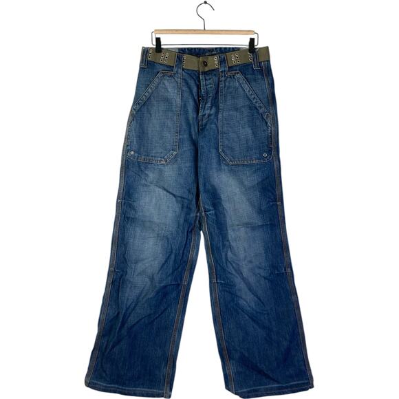 Vintage XDYE Trademark Straight Leg Denim Jeans 30x30 - Picture 1 of 7